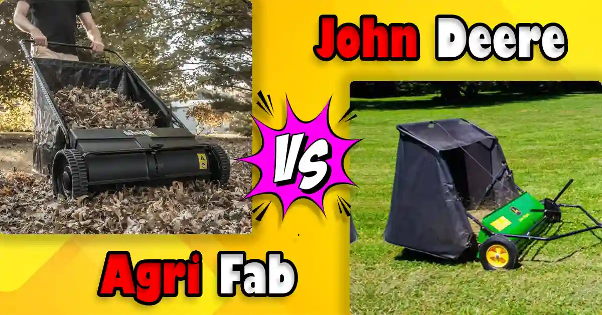 Agri Fab vs John Deere Lawn Sweeper