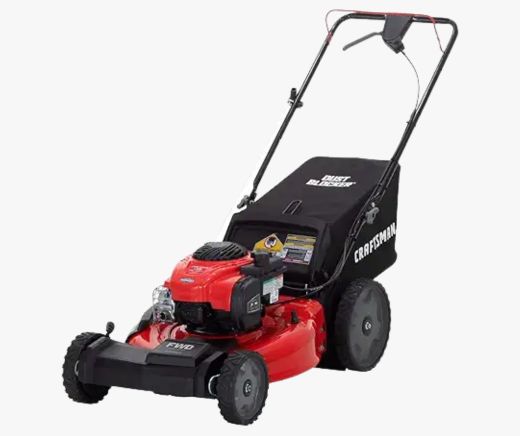 CRAFTSMAN Self-Propelled Gas Powered Lawn Mower, 21 Inch