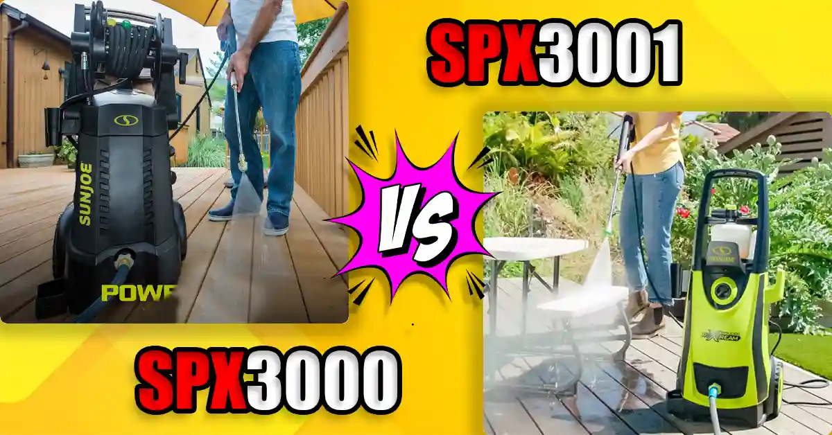 Sun Joe SPX3000 vs 3001