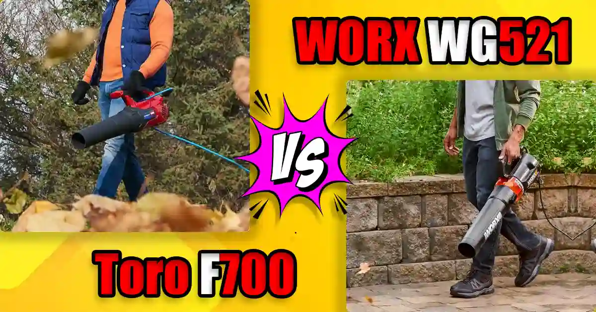Toro F700 vs WORX WG521