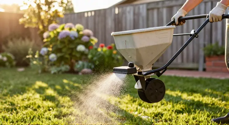 How to use a lawn fertilizer spreader