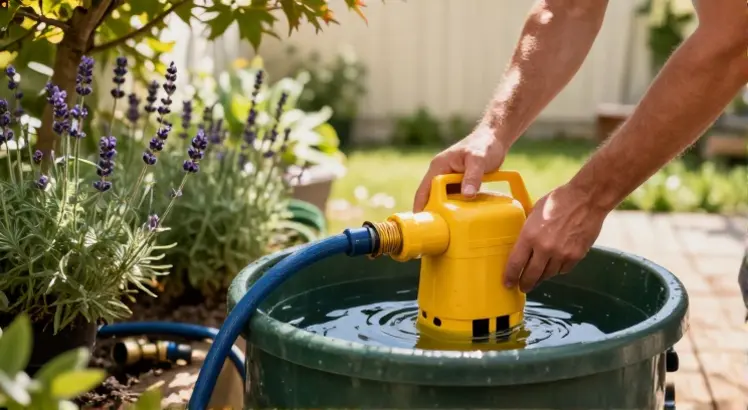 how to use a Water transfer pump