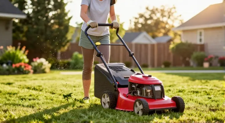 how to use lawn mower