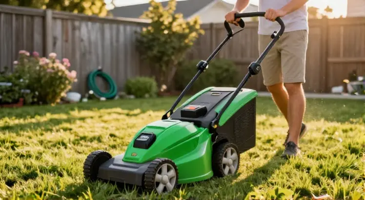 how to use a Ryobi lawn mower