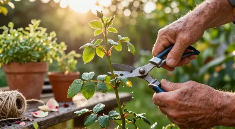 use of garden scissors